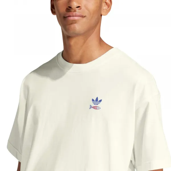 adidas Sardines Graphic T-Shirt "Off White" (KY2923)