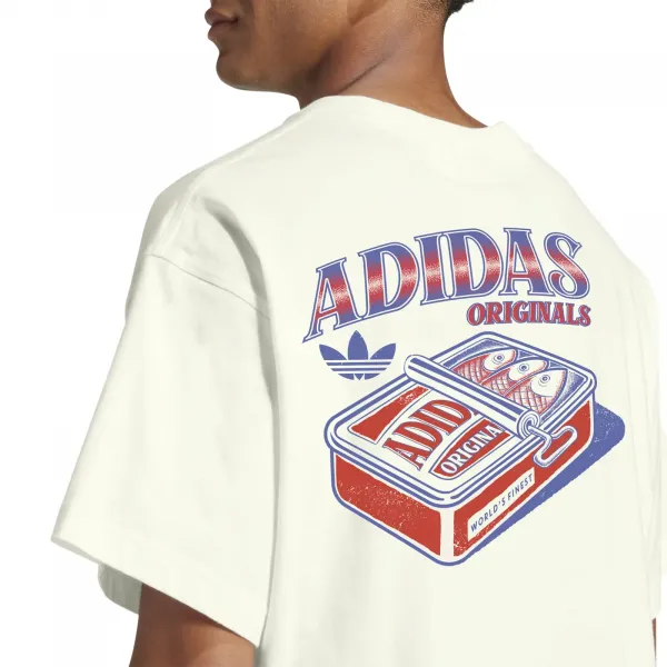 adidas Sardines Graphic T-Shirt "Off White" (KY2923)