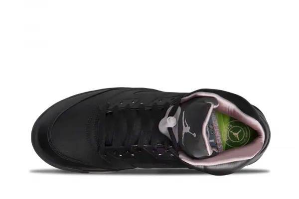 Paris Saint-Germain x Jordan Brand Air Jordan 5 Rretro "Off Noir Particle Rose" (HQ3004-001)