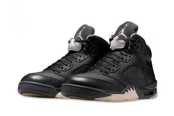 Paris Saint-Germain x Jordan Brand Air Jordan 5 Rretro "Off Noir Particle Rose" (HQ3004-001)
