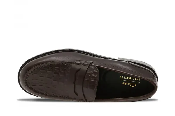Clarks Originals Craft James Lo "Brown Crocodile Leather" (26184687)