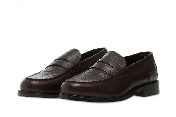 Clarks Originals Craft James Lo "Brown Crocodile Leather" (26184687)