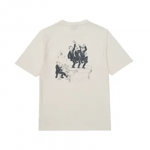 Edmmond Studios Keynotes T-Shirt "Off White" (126-30-20010)