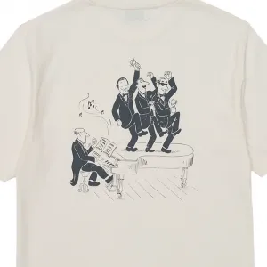 Edmmond Studios Keynotes T-Shirt "Off White" (126-30-20010)