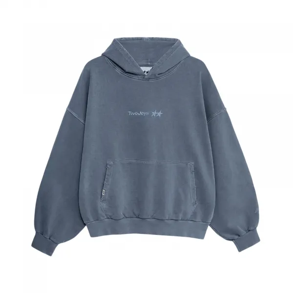 TwoJeys Icon Hoodie "Pigment Dyed Blue" (203009401)