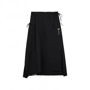 adidas Y-3 Sport Uniform Raw Cut 3-Stripes Skirt W "Black" (KF1191)