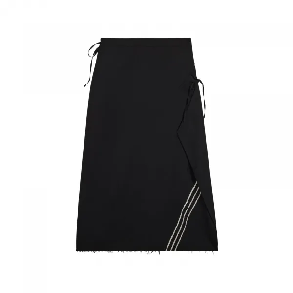 adidas Y-3 Sport Uniform Raw Cut 3-Stripes Skirt W "Black" (KF1191)