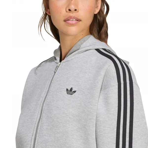 adidas Spacer Full-Zip Hoodie W "Grey" (JY2620)