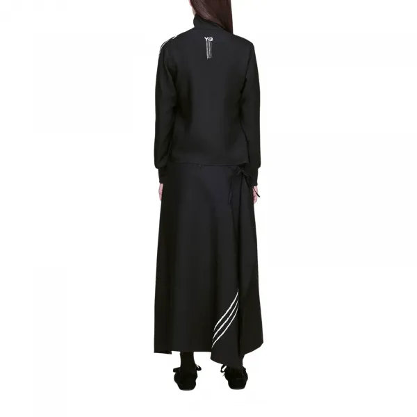 adidas Y-3 Sport Uniform Raw Cut 3-Stripes Track Top W "Black" (KF1202)