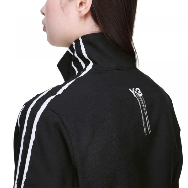 adidas Y-3 Sport Uniform Raw Cut 3-Stripes Track Top W "Black" (KF1202)