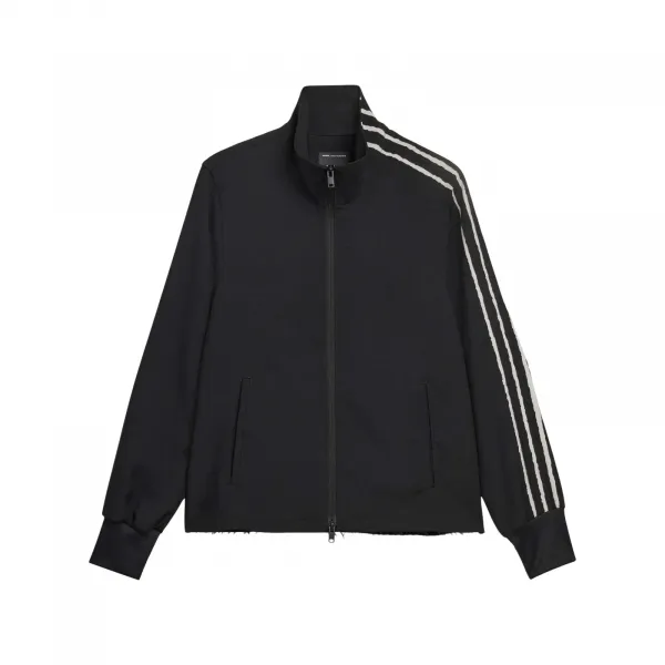 adidas Y-3 Sport Uniform Raw Cut 3-Stripes Track Top W "Black" (KF1202)