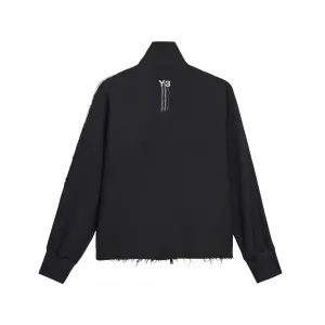 adidas Y-3 Sport Uniform Raw Cut 3-Stripes Track Top W "Black" (KF1202)