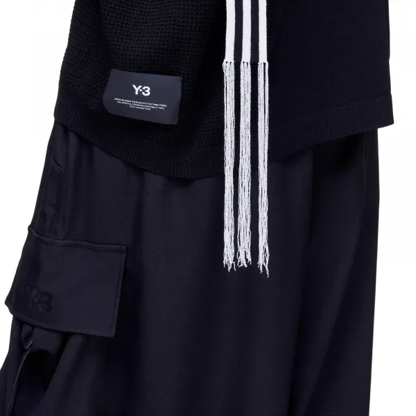 adidas Y-3 Logo Knit Sweatshirt W "Black" (KR2397)