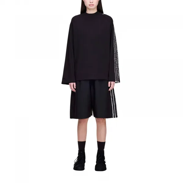 adidas Y-3 Sport Uniform Raw Cut 3-Stripes Shorts W "Black" (KF1113)