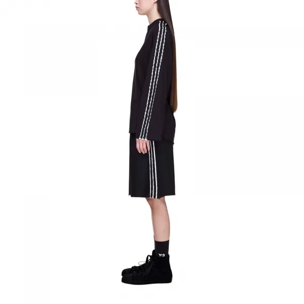 adidas Y-3 Sport Uniform Raw Cut 3-Stripes Shorts W "Black" (KF1113)