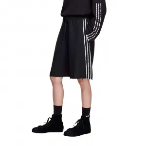 adidas Y-3 Sport Uniform Raw Cut 3-Stripes Shorts W "Black" (KF1113)