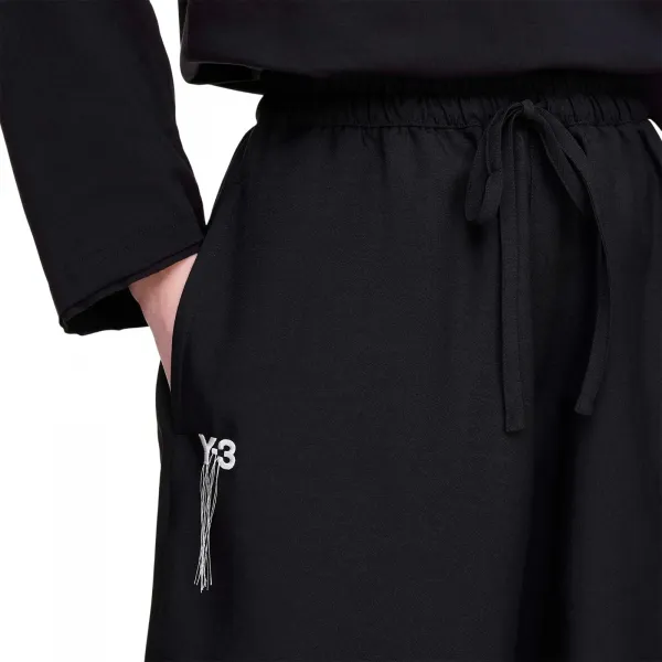 adidas Y-3 Sport Uniform Raw Cut 3-Stripes Shorts W "Black" (KF1113)