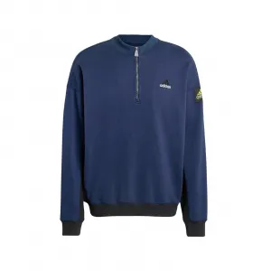 adidas Equipment Blocked Half-Zip Hoodie "Night Indigo" (KE1351)