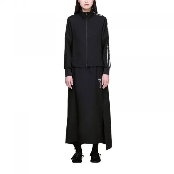 adidas Y-3 Sport Uniform Raw Cut 3-Stripes Skirt W "Black" (KF1191)