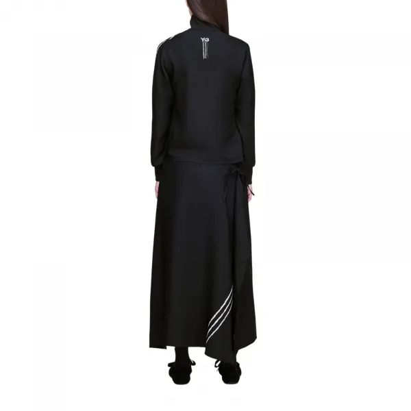 adidas Y-3 Sport Uniform Raw Cut 3-Stripes Skirt W "Black" (KF1191)