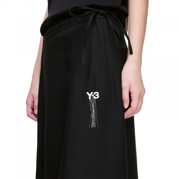 adidas Y-3 Sport Uniform Raw Cut 3-Stripes Skirt W "Black" (KF1191)