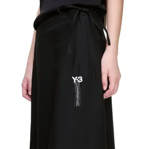 adidas Y-3 Sport Uniform Raw Cut 3-Stripes Skirt W "Black" (KF1191)