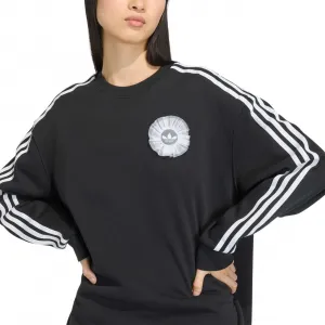adidas Lace Branding Crew Sweatshirt W "Black" (KS6470)