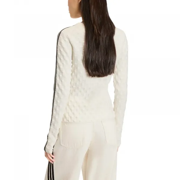 adidas Slim Solid Spike Knit Longsleeve Tee W "White" (KS6461)