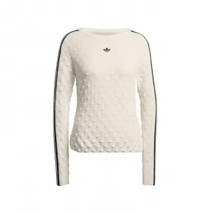 adidas Slim Solid Spike Knit Longsleeve Tee W "White" (KS6461)