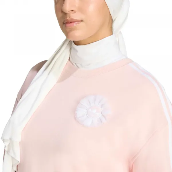 adidas Lace Branding Crew Sweatshirt W "Sandy Pink" (KS6471)