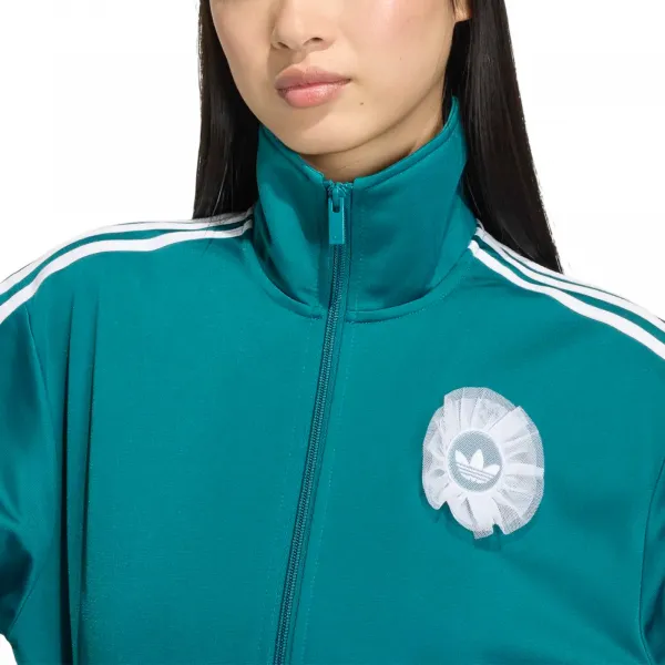 adidas Lace Branding Firebird Track Top W "Legacy Teal" (KR9319)