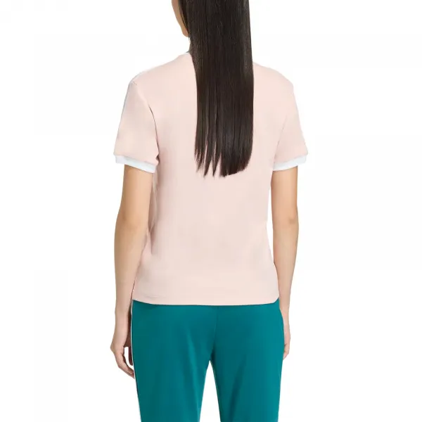 adidas Lace Branding Short Sleeve Tee W "Sandy Pink" (KS6561)