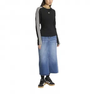 adidas Slim Solid Spike Knit Longsleeve Tee W "Black" (KS6460)