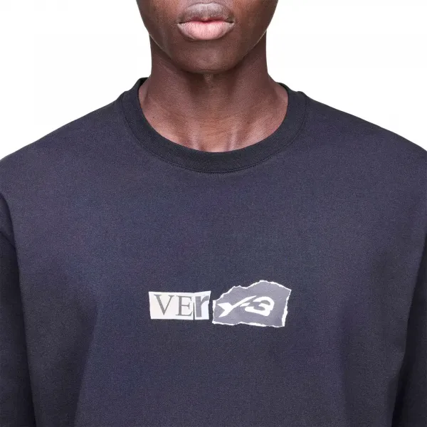 adidas Y-3 Gfx Short Sleeve T-Shirt "Black" (KQ9750)