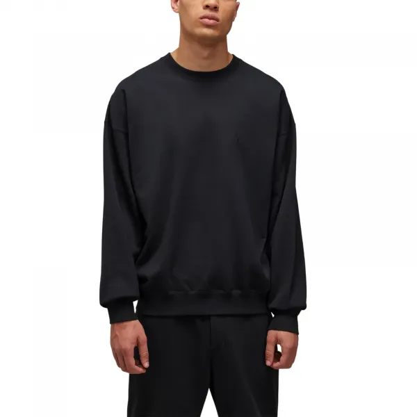 adidas Y-3 Brushed Terry Crew Sweatshirt "Black" (IW0075)
