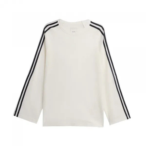 adidas Y-3 Longsleeve 3-Stripes "Core White" (JZ0635)