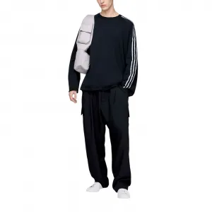 adidas Y-3 Raw Edge 3 Stripes Long Sleeve T-Shirt "Black" (KQ9795)