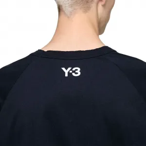 adidas Y-3 Raw Edge 3 Stripes Long Sleeve T-Shirt "Black" (KQ9795)