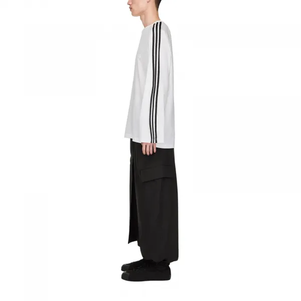 adidas Y-3 Longsleeve 3-Stripes "Core White" (JZ0635)