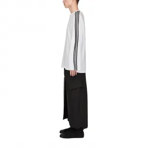 adidas Y-3 Longsleeve 3-Stripes "Core White" (JZ0635)