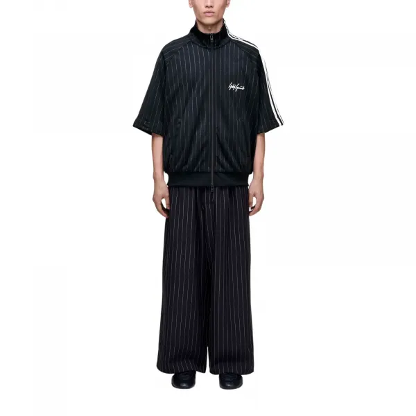 adidas Y-3 Sport Uniform Pinstripe Track Pants "Black Chalk White" (KR0179)