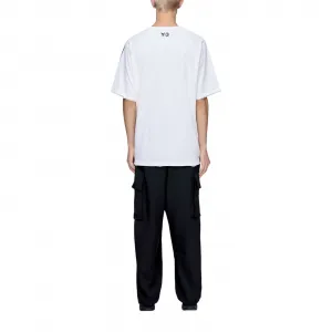 adidas Y-3 Raw Edge 3 Stripes SS Tee "Chalk White" (KS9748)
