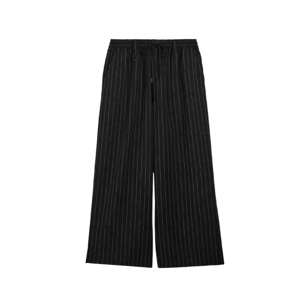 adidas Y-3 Sport Uniform Pinstripe Track Pants "Black Chalk White" (KR0179)