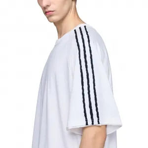 adidas Y-3 Raw Edge 3 Stripes SS Tee "Chalk White" (KS9748)