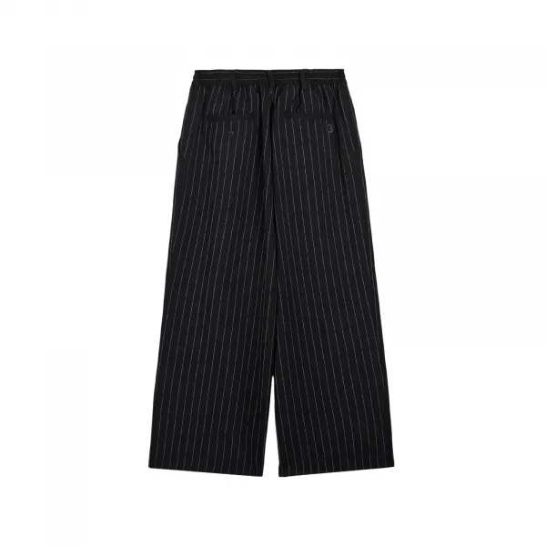 adidas Y-3 Sport Uniform Pinstripe Track Pants "Black Chalk White" (KR0179)