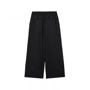adidas Y-3 Sport Uniform Pinstripe Track Pants "Black Chalk White" (KR0179)