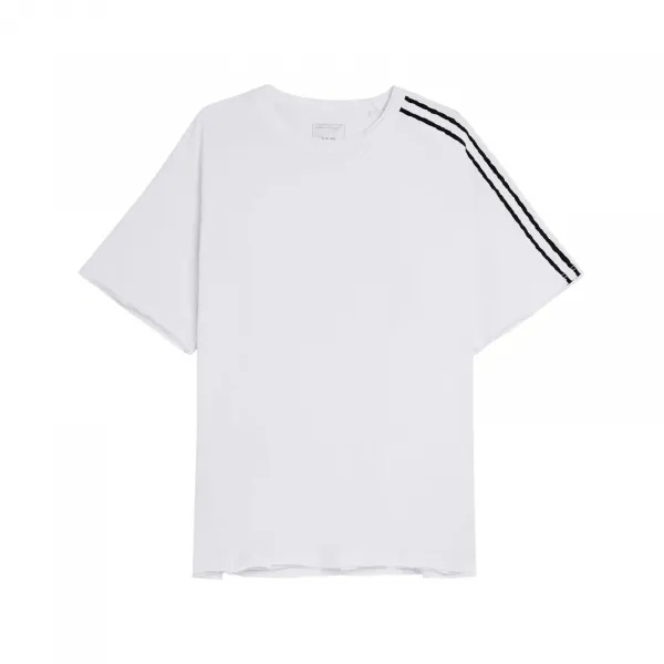 adidas Y-3 Raw Edge 3 Stripes SS Tee "Chalk White" (KS9748)