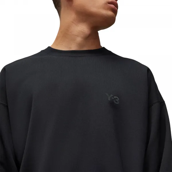 adidas Y-3 Brushed Terry Crew Sweatshirt "Black" (IW0075)