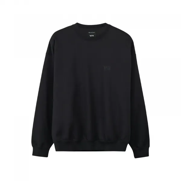adidas Y-3 Brushed Terry Crew Sweatshirt "Black" (IW0075)