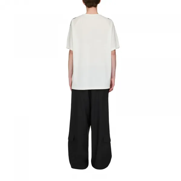 adidas Y-3 Short Sleeve T_shirt 3-Stripes "Core White" (JY8187)